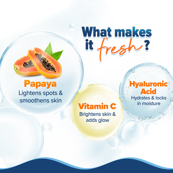 Aqualogica Glow+ Hydra Gel Moisturizer with Vitamin C & Papaya - 100 g