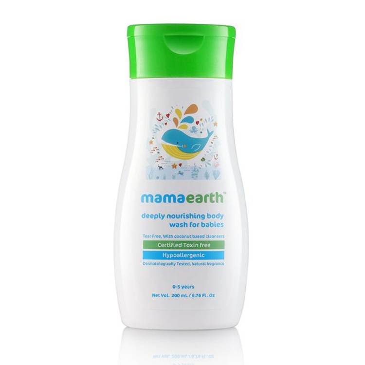 Mamaearth Deeply Nourishing Body Wash For Babies (200ml)