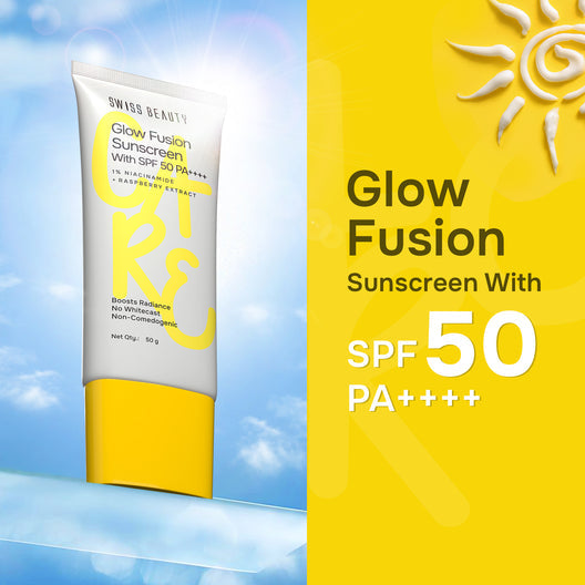 Swiss Beauty Care Glow Fusion Sunscreen With SPF 50 PA++++