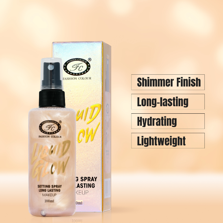 Fashion Color Liquid Glow Makeup Setting Spray(B)