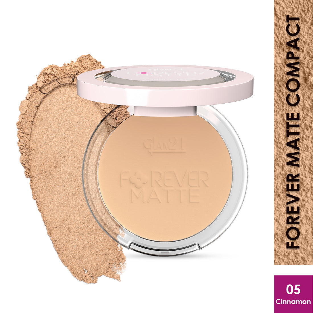 Glam21 Forever Matte Compact Powder (05Cinnamon)