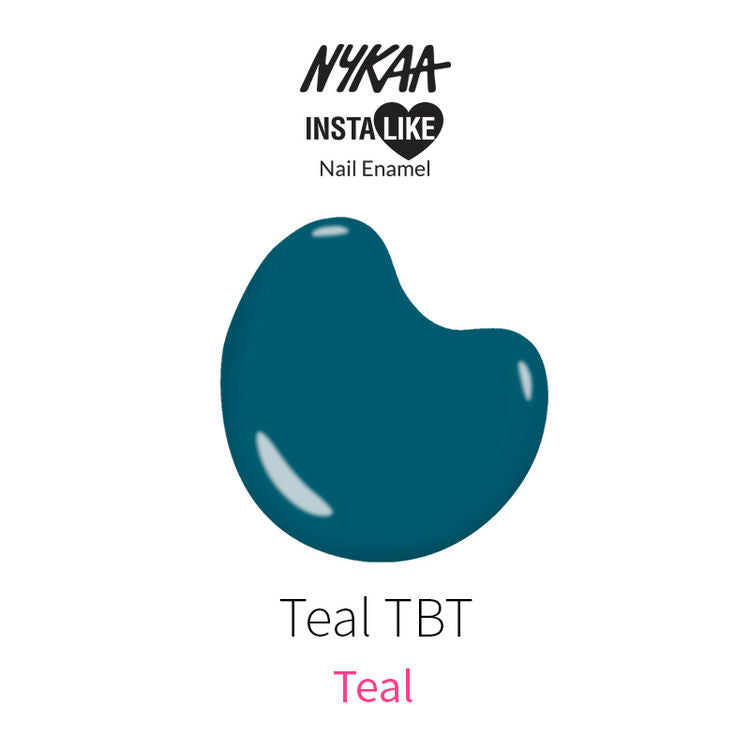 Nykaa InstaLike Long Lasting Nail Enamel - Teal TBT 369
(9ml)