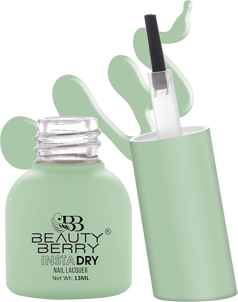Beauty Berry Insta Dry Nail Lacquer (SAGE GREEN-12)