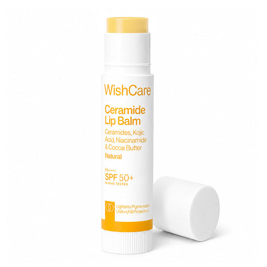 Wishcare Ceramide Lip Balm with SPF 50 PA+++ (Untinted)