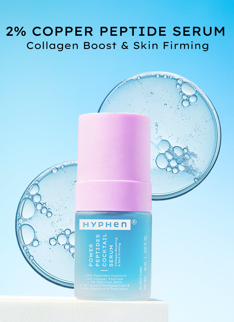 Hyphen 10% peptide with 2% copper peptide face serum - 18ml