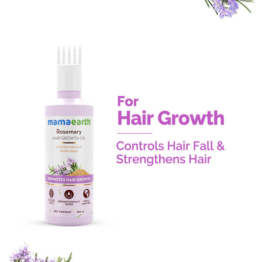 Mamaearth Rosemary Hair Growth Oil With Rosemary & Methi Dana (150ml)