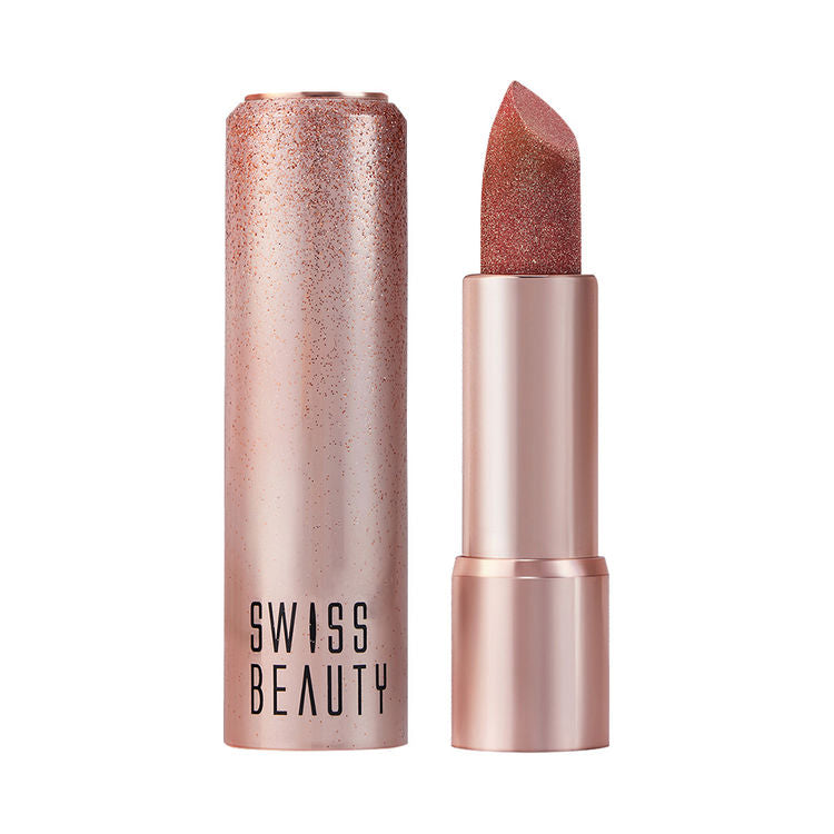 Swiss Beauty More Than Glitter Lipstick (1 Sparkle Gold)