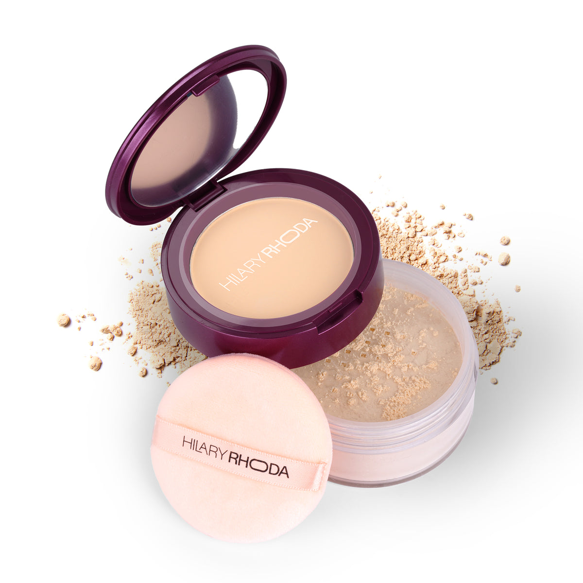 Hilary Rhoda The Setting Duo Compact & Loose Powder (Natural 02)