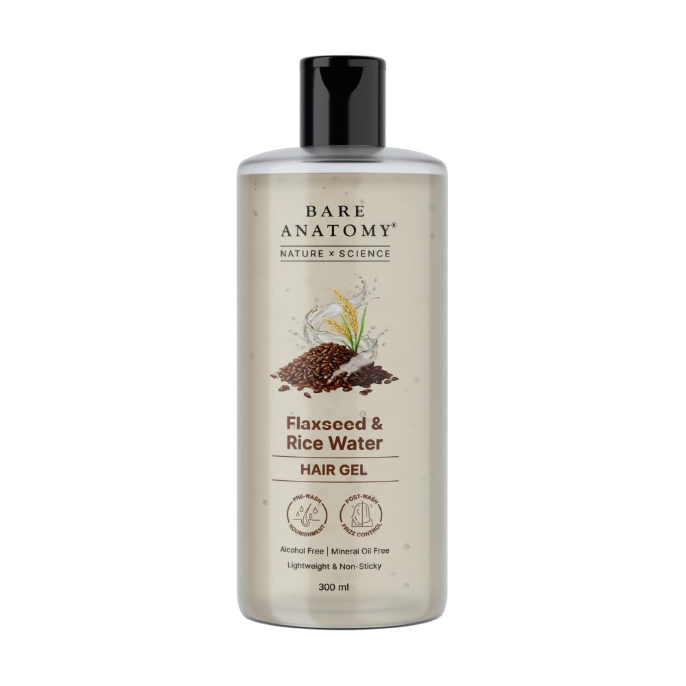 Bare Anatomy Nature x Science Flaxseed & Rice Water Hair Gel / 300ml
