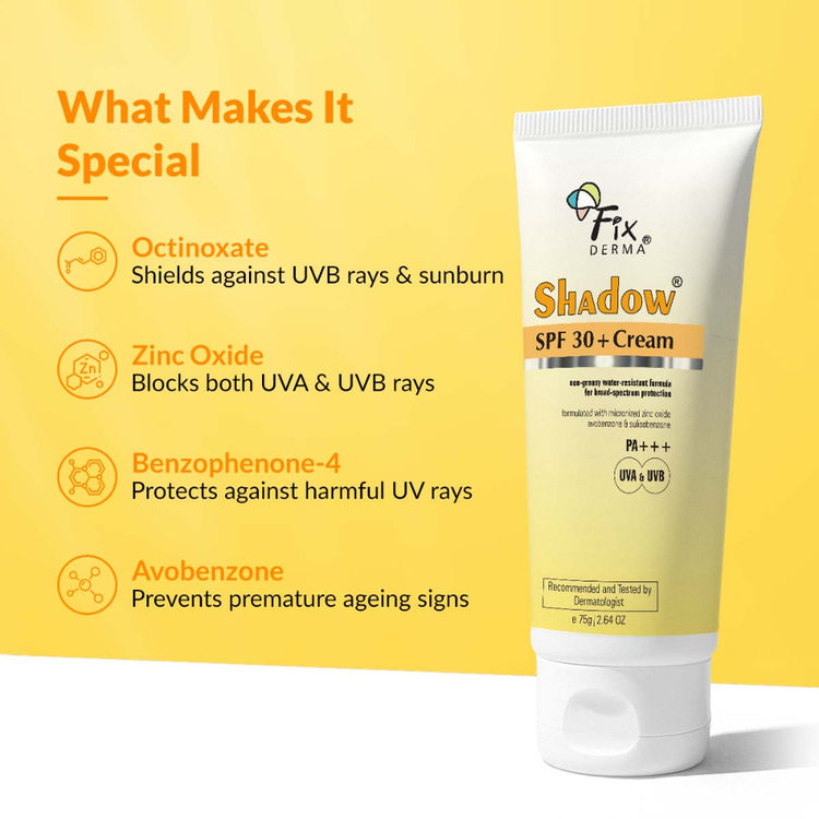 Fixderma Shadow Sunscreen SPF 30+ Cream For Dry Skin
(75 g)