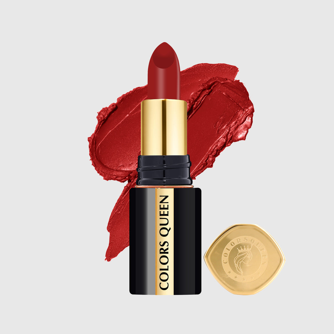 Colors Queen Luxury Matte Non-Transfer Lipstick Waterproof & Bold (10 Red Coat)