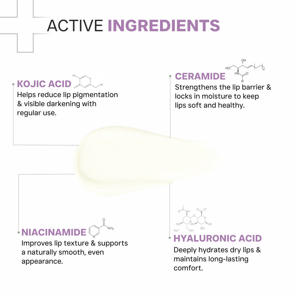 DERMATOUCH Kojic Acid Ceramide SPF 50 PA+++ Natural Lip Balm