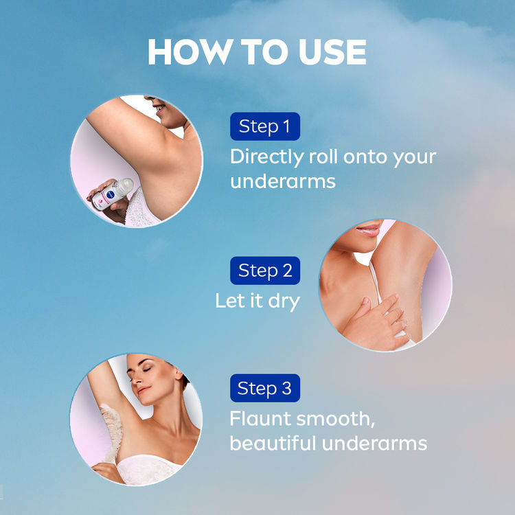 NIVEA Natural Glow Even Toned Vit C & 0% Alcohol Deo Underarm Roll On 72Hr Active Protection Smooth Skin
(50ml)