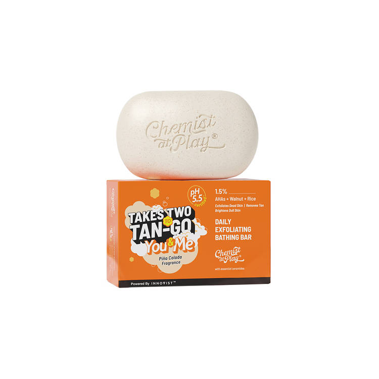 Chemist At Play’s Daily Exfoliating Bathing Bar Detans & Brightens Dull Skin - Pack of 1 (100g)