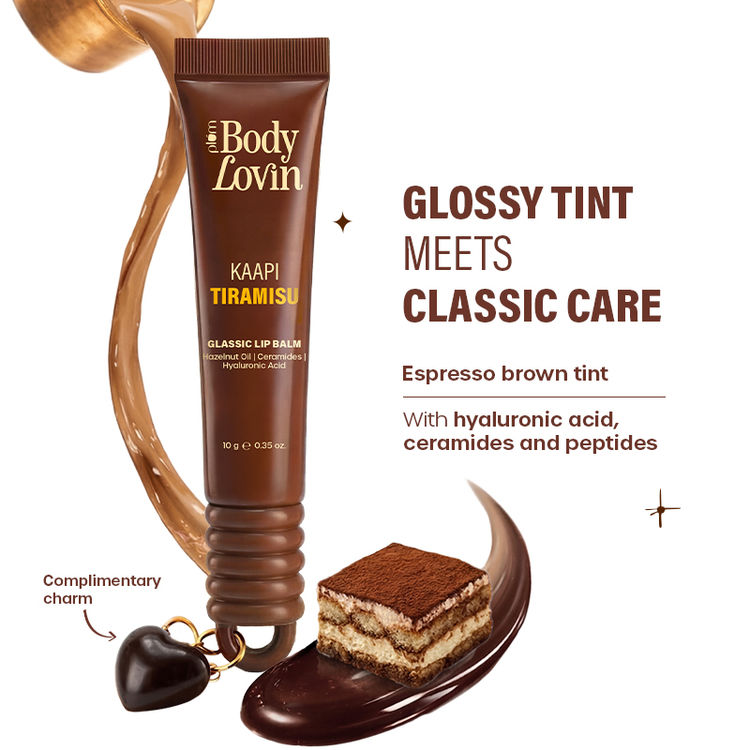 Plum BodyLovin' Kaapi Tiramisu Glassic Lip Balm - Deep Brown
(10g)