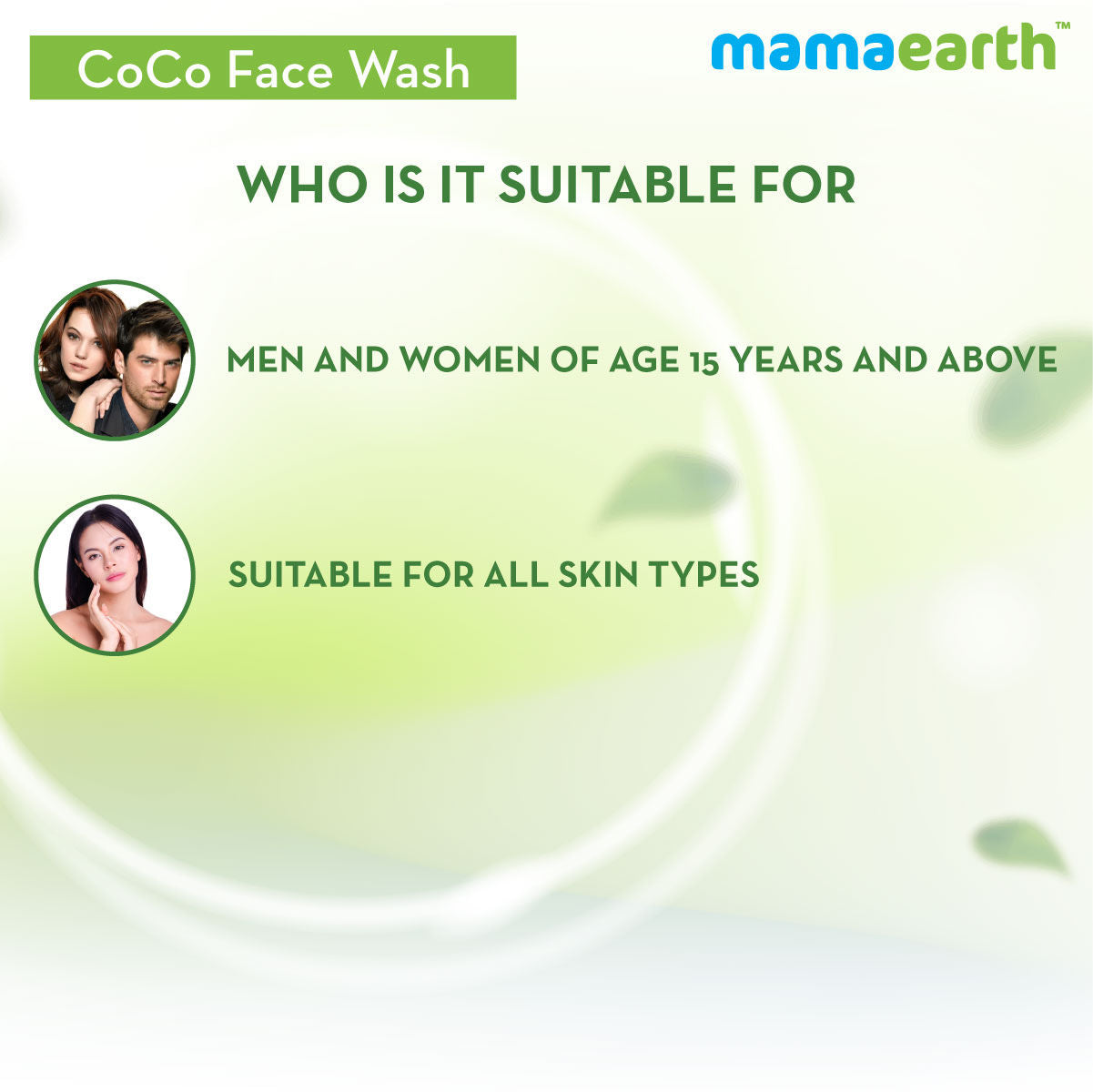 Mamaearth CoCo Facewash, With Coffee & Cocoa For Skin Awakening (100ml)