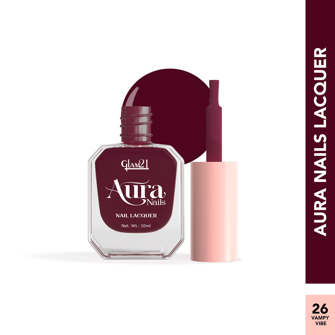 Glam21 Aura - Nail Lacquer (26Vampy Vibe)