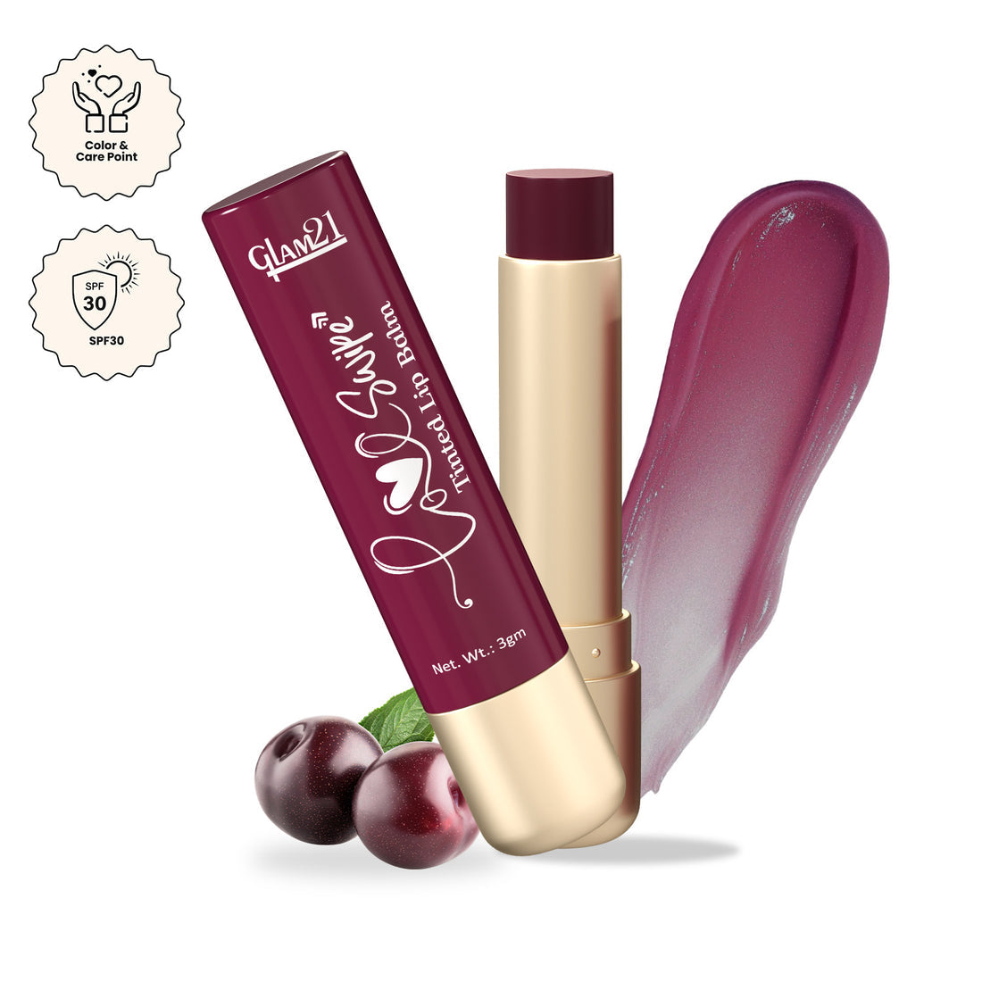 Glam21 Love Swipe Tinted Lip Balm (04Lush Plum)