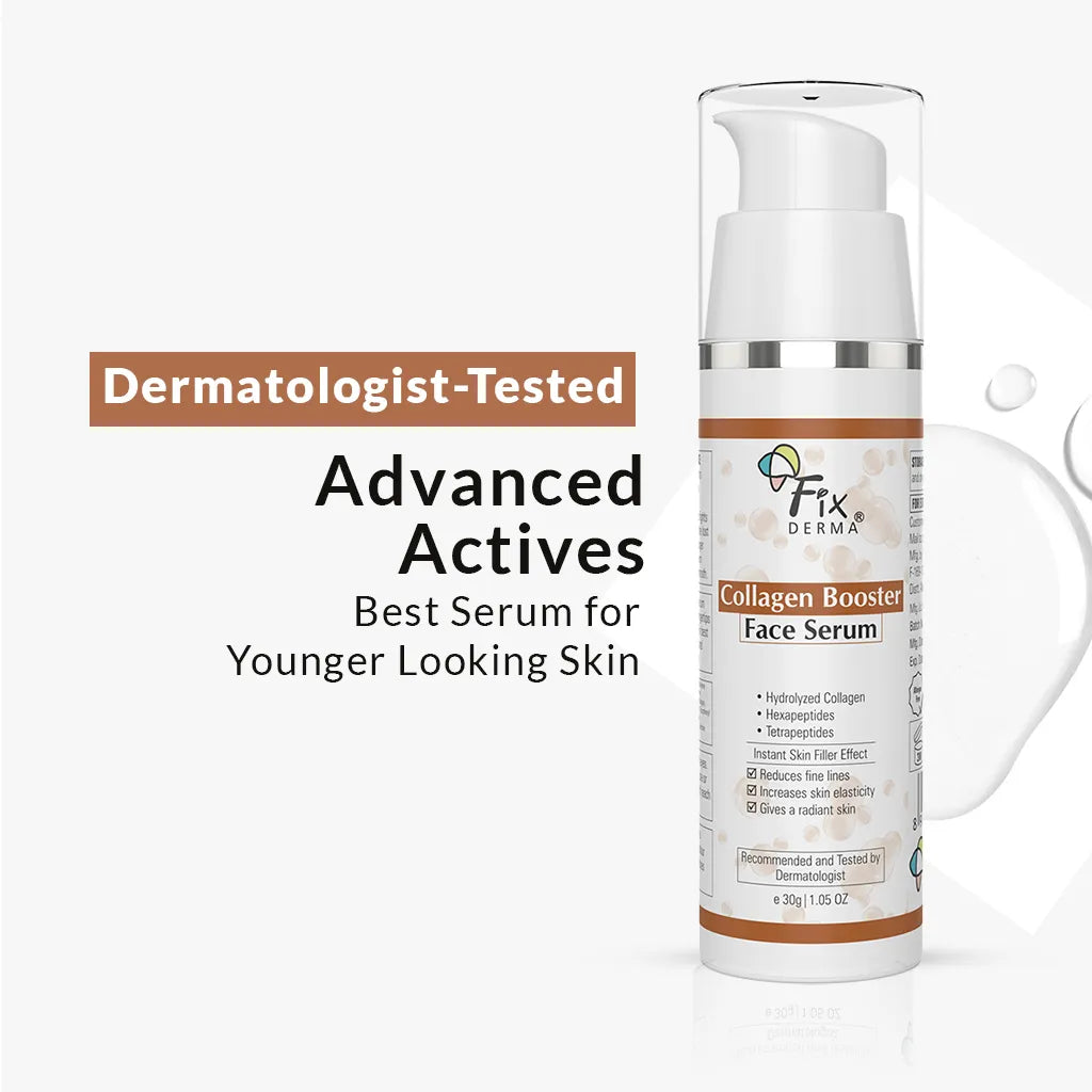 Fixderma Collagen Booster Face Serum | Fights Early Signs of Ageing for a Youthful Glow