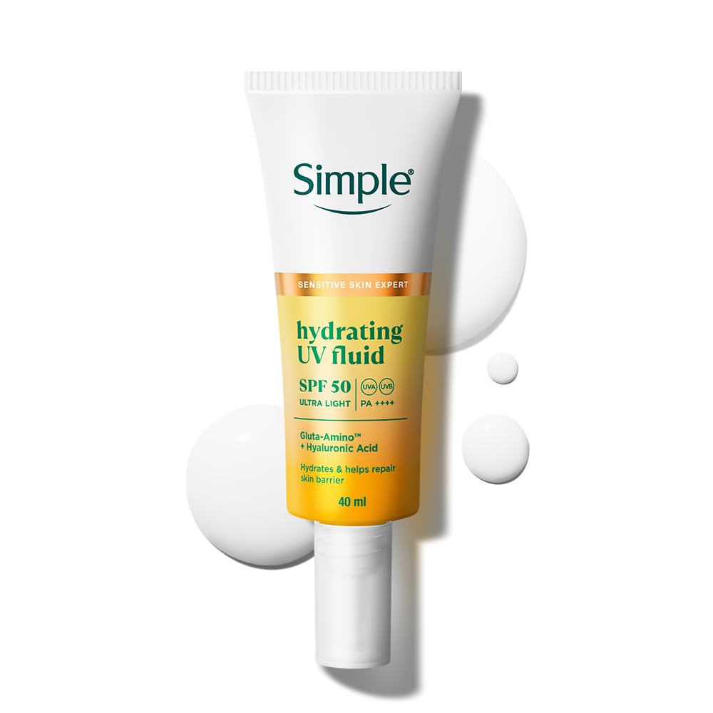 Simple Hydrating Sunscreen UV Fluid |SPF 50 PA++++  |40ml
