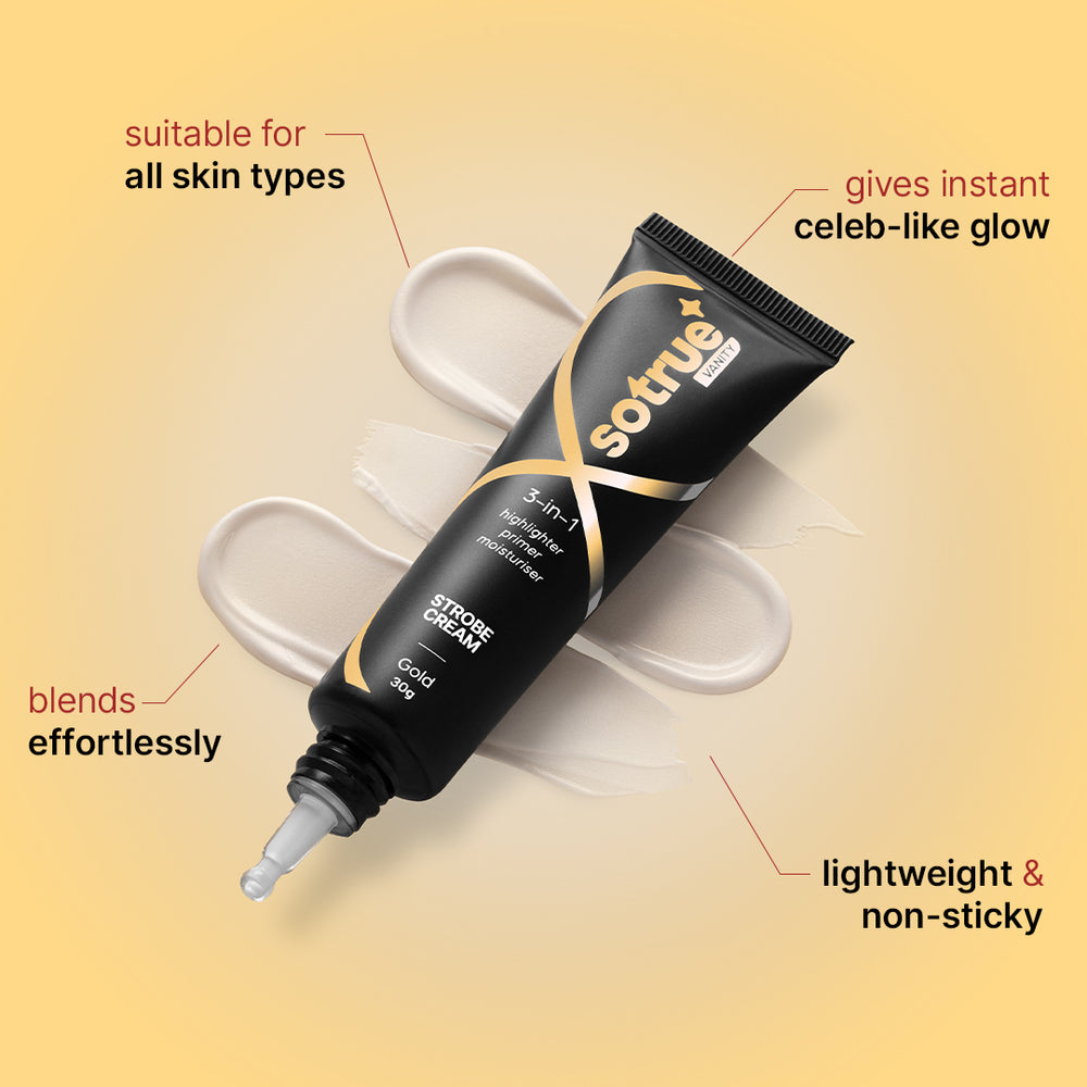So True 3-in-1 Illuminating Strobe Cream | Gold
