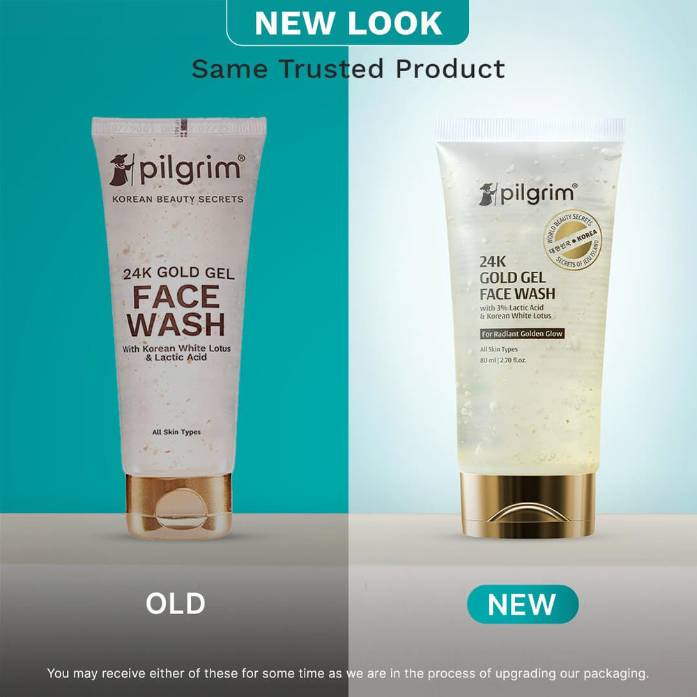 Pilgrim 24K Gold Gel Face Wash