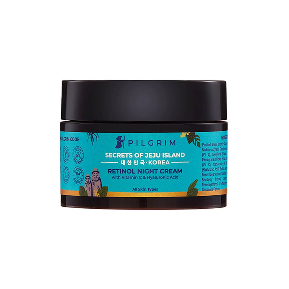 Pilgrim Retinol Night Cream with Vitamin C & Hyaluronic Acid