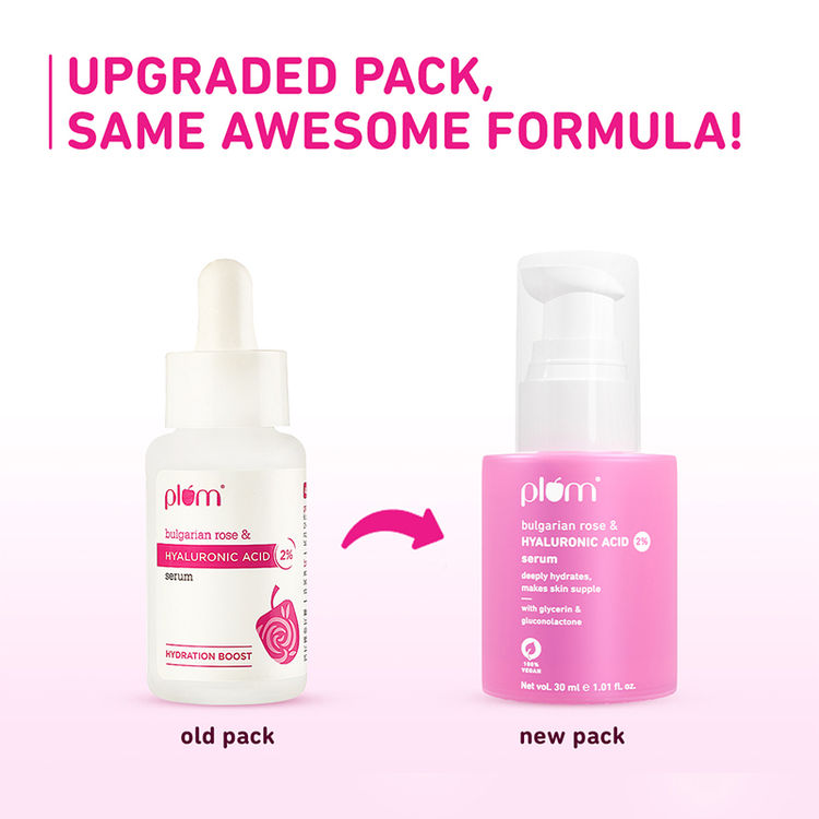 Plum 2% Hyaluronic Acid Serum With Bulgarian Rose
(30ml)