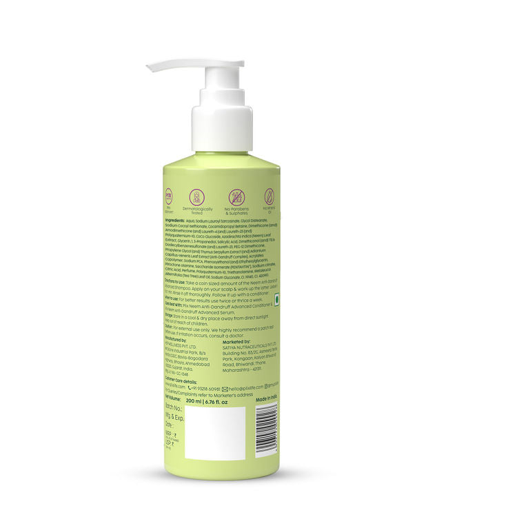 Plix Neem Anti-Dandruff Advanced Shampoo
(200ml)