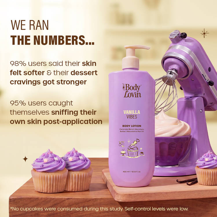 Plum BodyLovin Vanilla Vibes Body Lotion Nourishing & Barrier-Repairing Velvety Cream Formula (400ml)