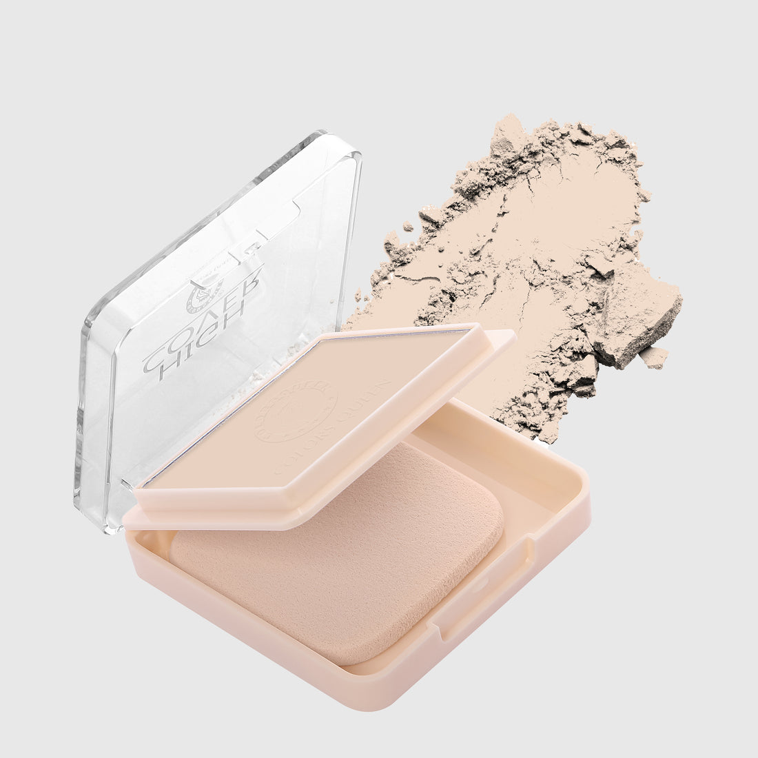 Colors Queen High Cover Compact Powder (07 Cream Beige)