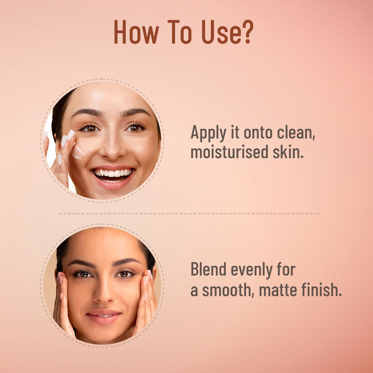 Swiss Beauty Matte & Blur Balm Gel Compact With Vitamin E Prep+ Primer 12-Hour Stay |Oil Free
(8g)