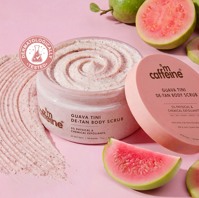 Mcaffeine Guava Tini De-Tan Body Scrub - 175gm