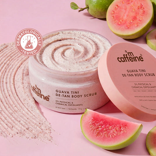 Mcaffeine Guava Tini De-Tan Body Scrub - 175gm