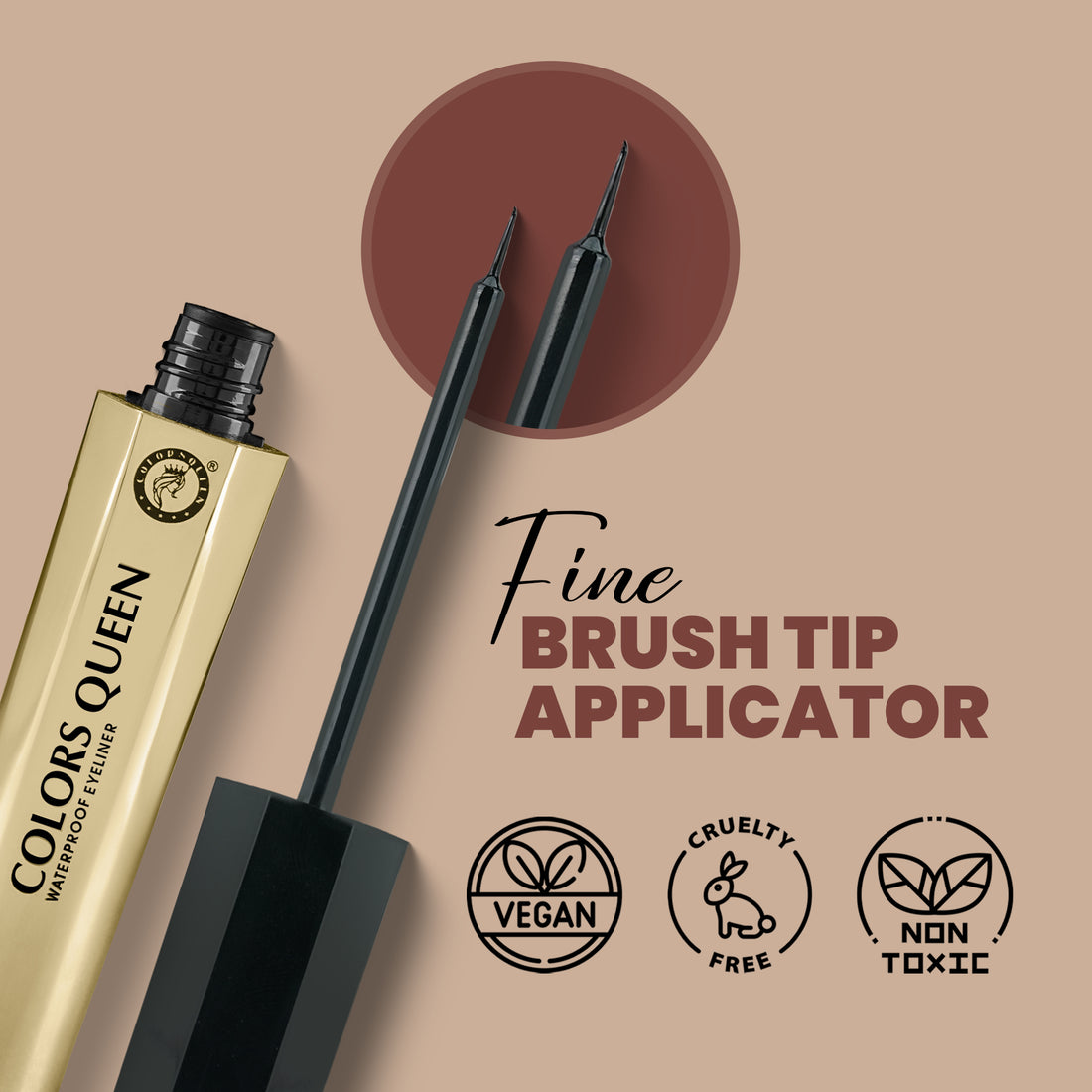 Colors Queen Beyond Bold Waterproof Eyeliner | 4.5 ML