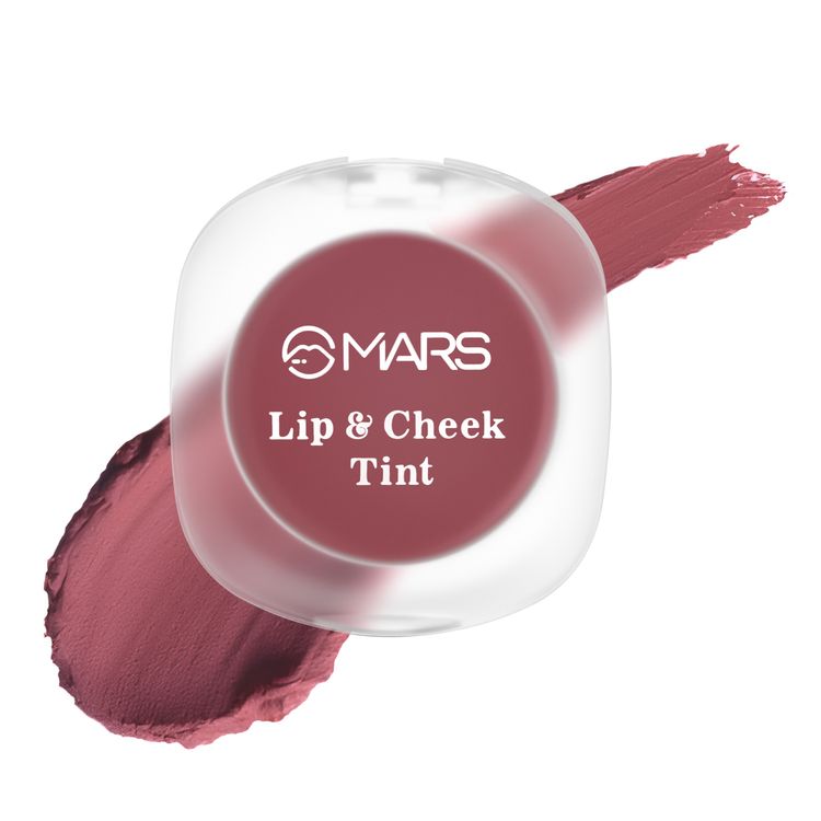 MARS Lip & Cheek Tint for Bold Pop Color (04-Ruby Red)