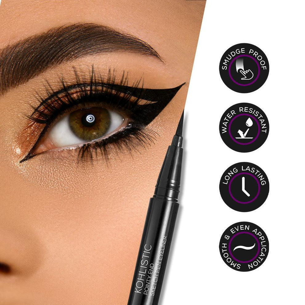 RENEE Pointy End Sketch Pen Eyeliner (Black)