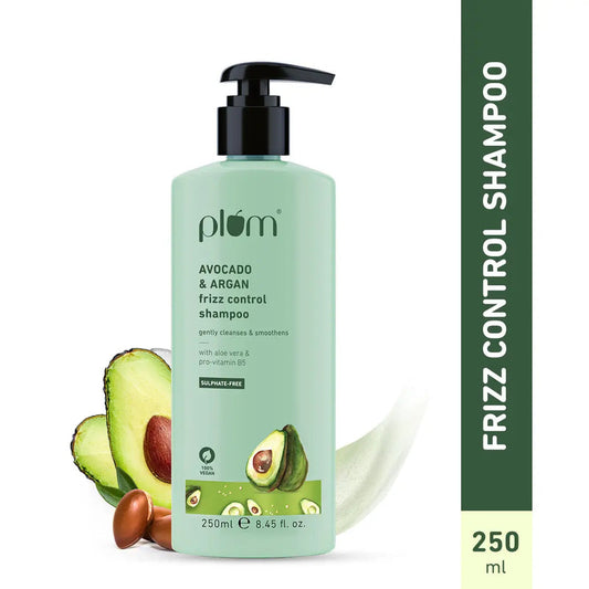 Plum Avocado & Argan Frizz Control Shampoo (250ml)