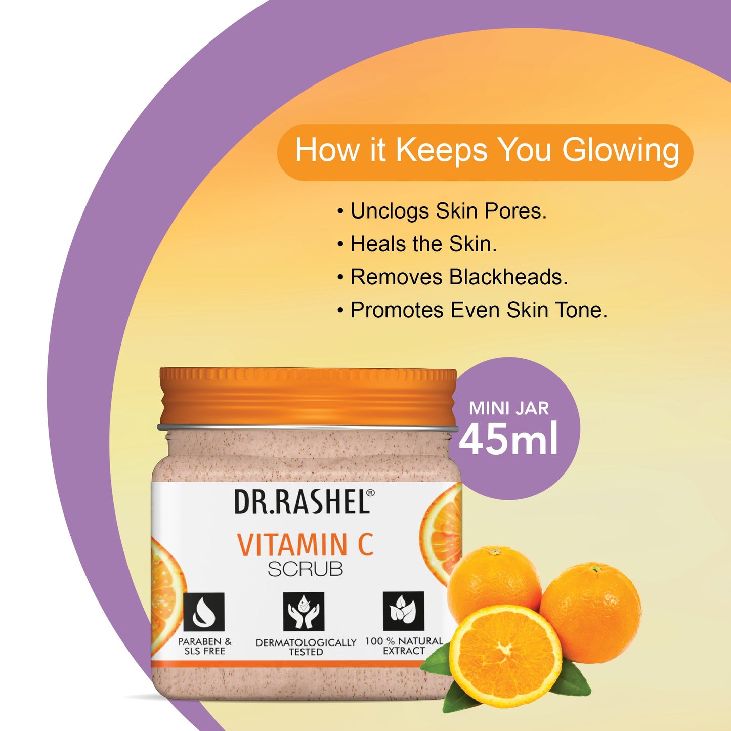 Dr Rashel Vitamin C Scrub - 45ml