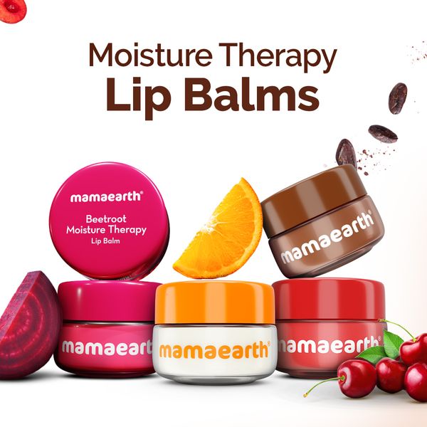 Mamaearth Cocoa Moisture Therapy Lip Balm with Cocoa Butter & Coffee for Dry & Chapped Lips 15 g