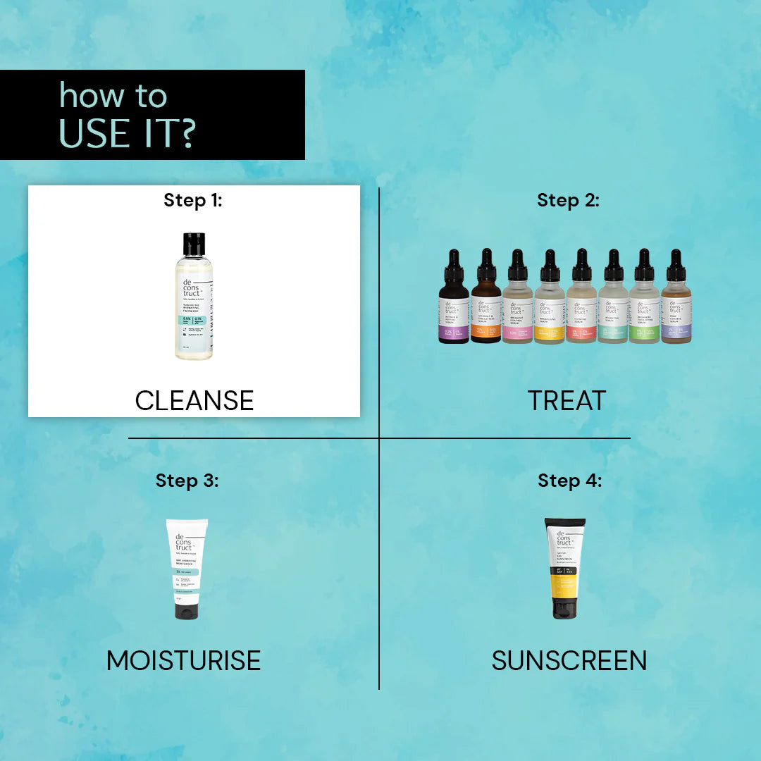 Deconstruct Hyaluronic Acid Hydrating Face Wash