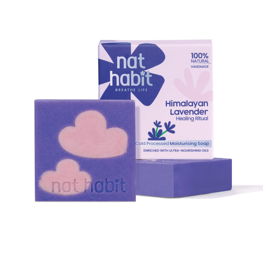 Nat Habit Cold Processed Himalayan Lavender Soap / 75g