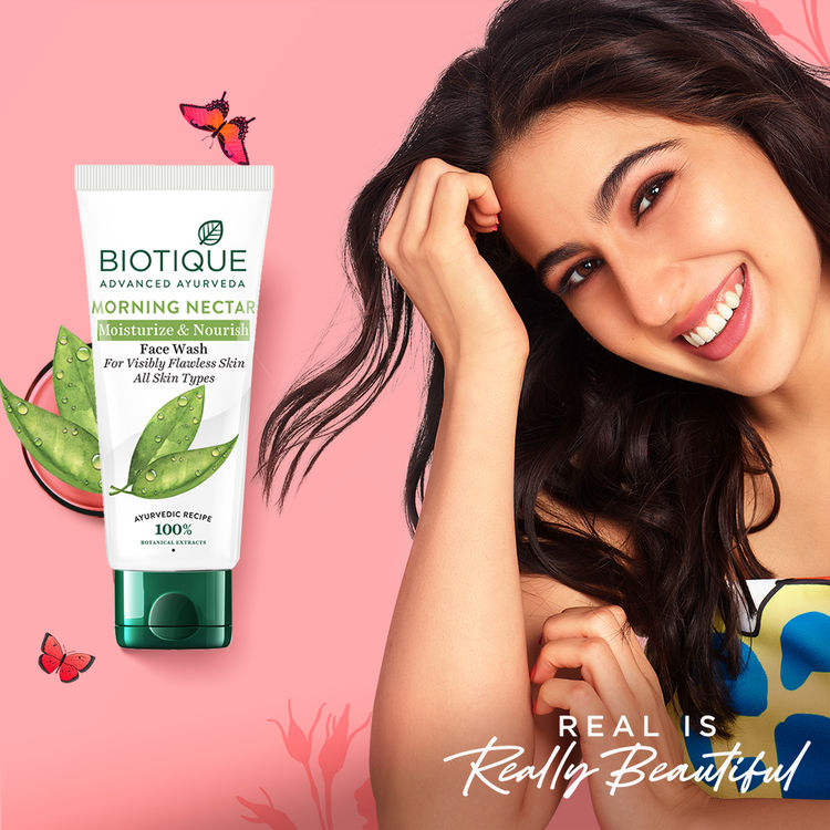 Biotique Morning Nectar Moisturize & Nourish Face Wash (All Skin Types) (100ml)