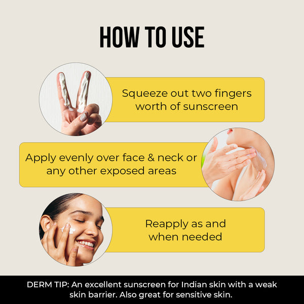 Dr. Sheth's Sunscreen Ceramide & Vitamin C Long Lasting Sunscreen - 50gm
