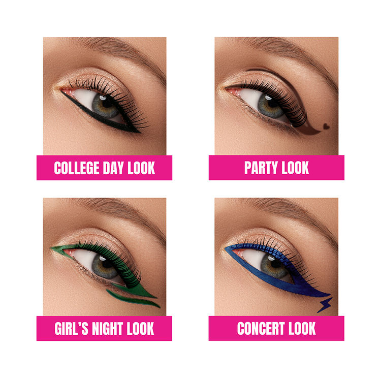 Elle 18 Eye Drama Kajal - Bold Black
(0.35g)
