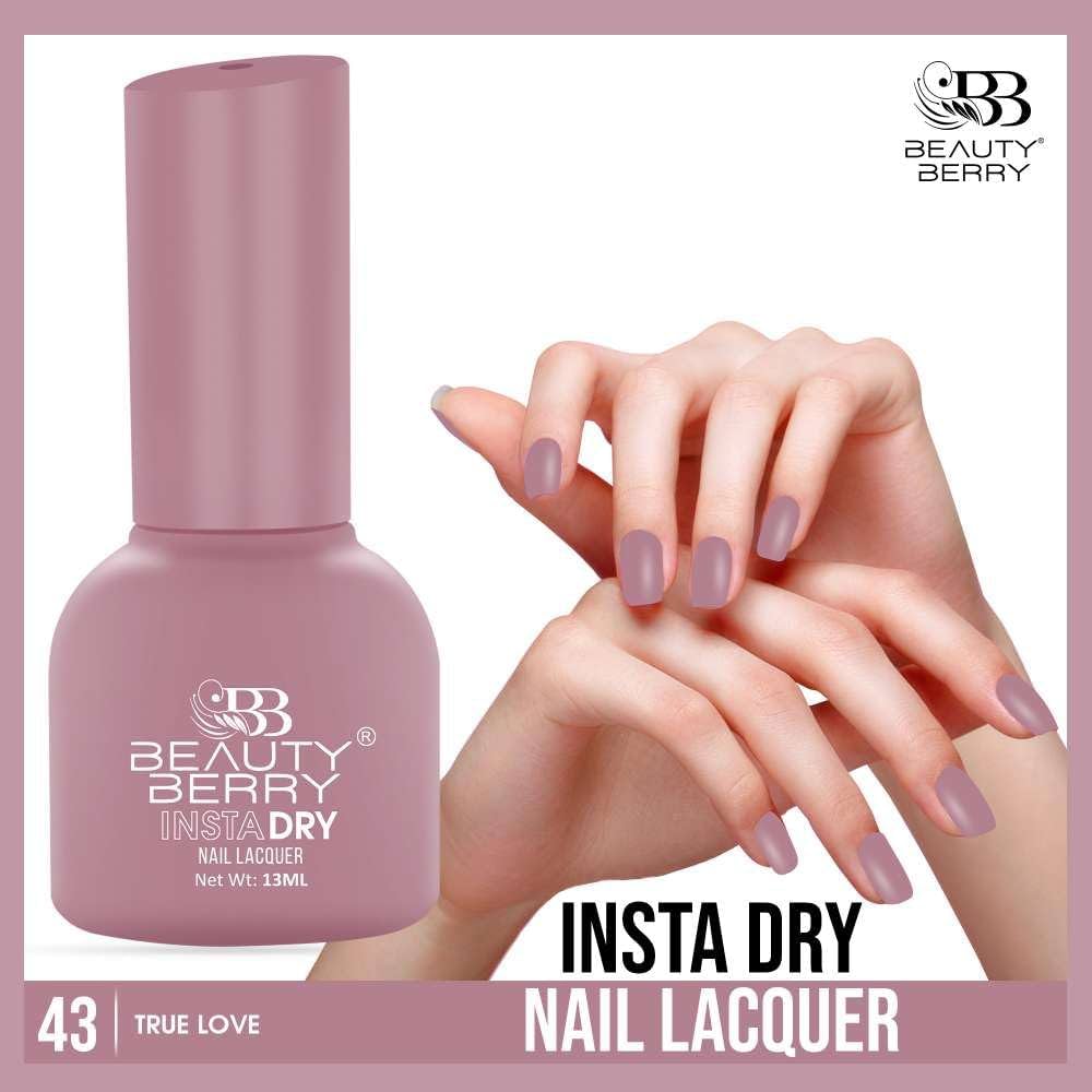 Beauty Berry Insta Dry Nail Lacquer (TRUE LOVE-43)