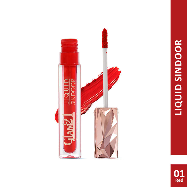 Glam21 Waterproof Liquid Sindoor (01Red)