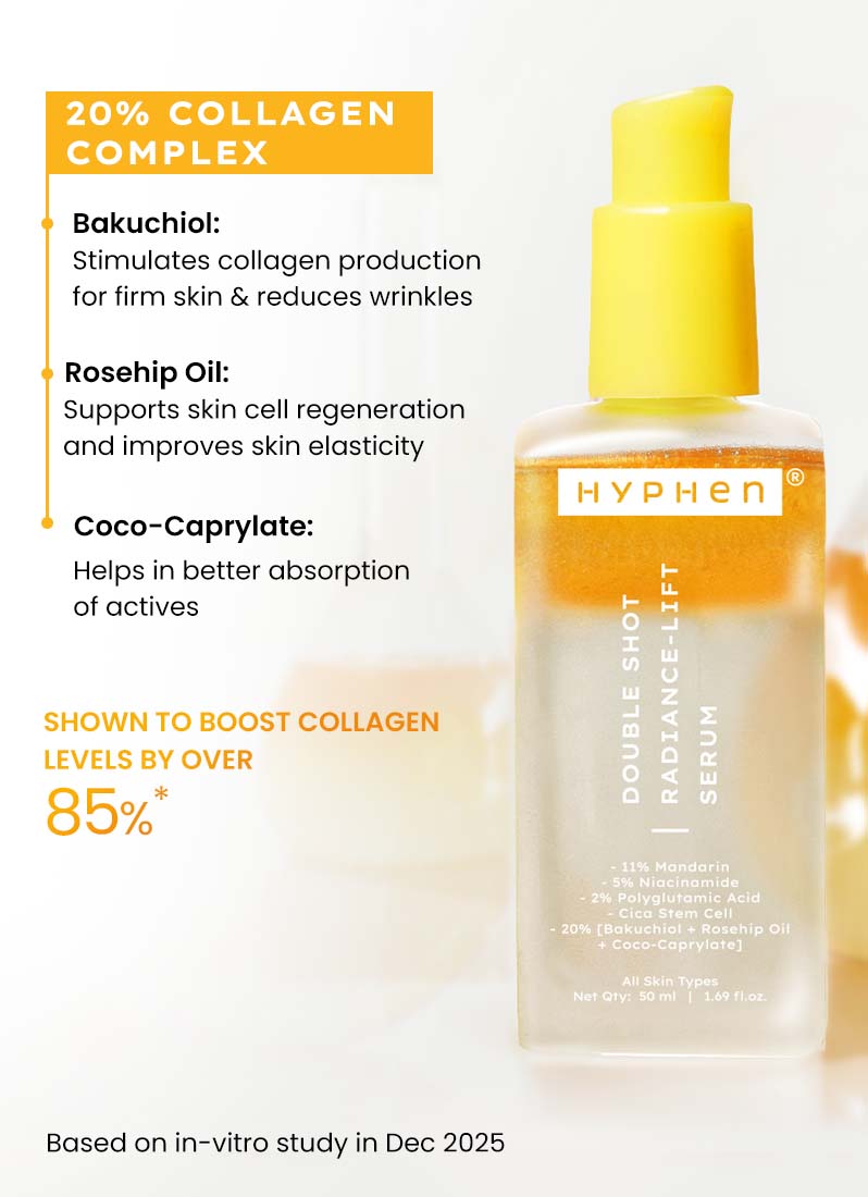 Hyphen Double shot radiance lift face serum- 50 ml