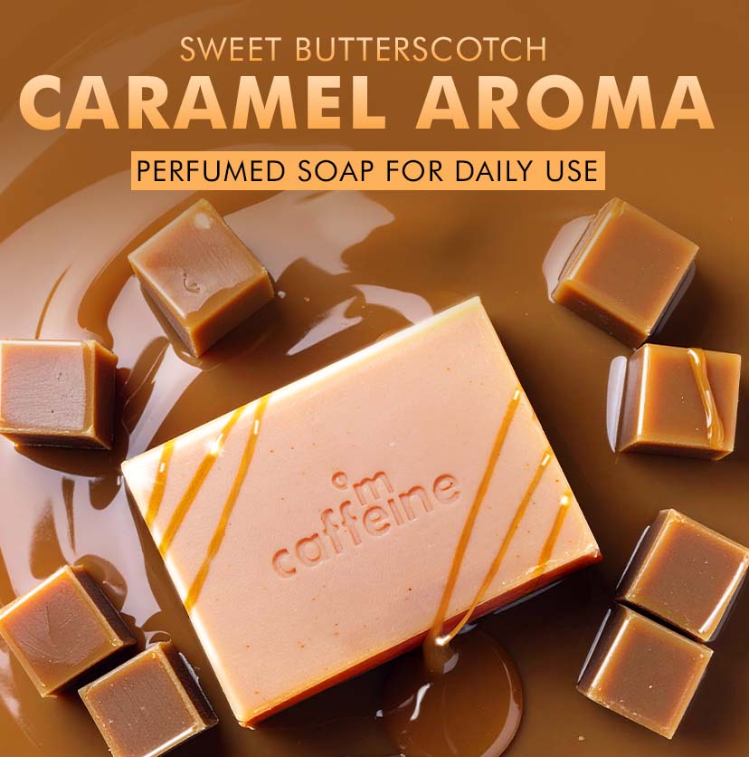 Mcaffeine 1% Salicylic & Lactic Acid Caramel Crunch Soap - 300g (3x100g)