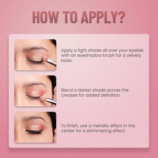 Swiss Beauty Lustre Eyeshadow Palette 02(Nude Addict)